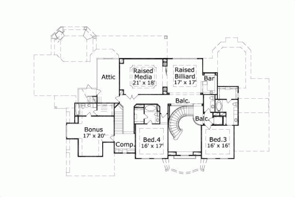 Upper/Second Floor Plan: 19-789