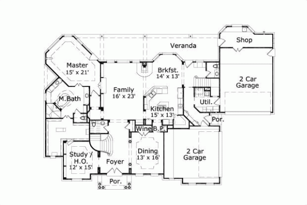 Main Floor Plan: 19-791