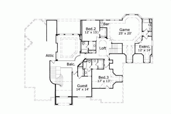 Upper/Second Floor Plan: 19-791