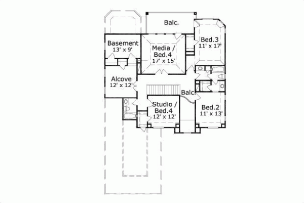 Upper/Second Floor Plan: 19-792