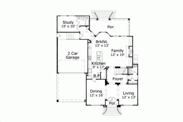 Main Floor Plan: 19-796