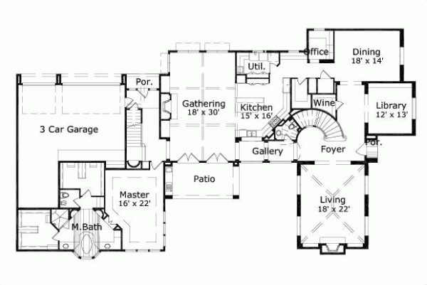 Main Floor Plan: 19-797