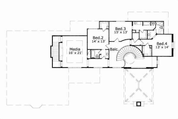 Upper/Second Floor Plan: 19-797