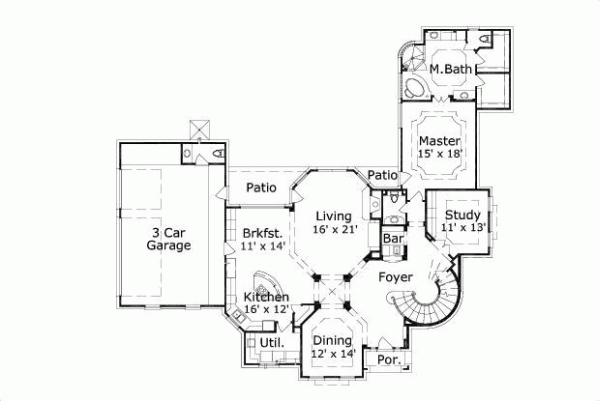 Main Floor Plan: 19-802