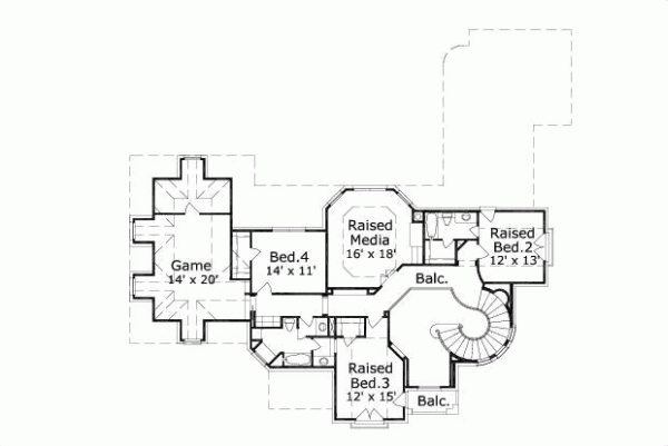 Upper/Second Floor Plan: 19-802