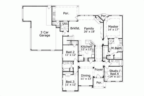 Main Floor Plan: 19-803