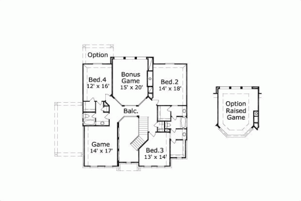Upper/Second Floor Plan: 19-807