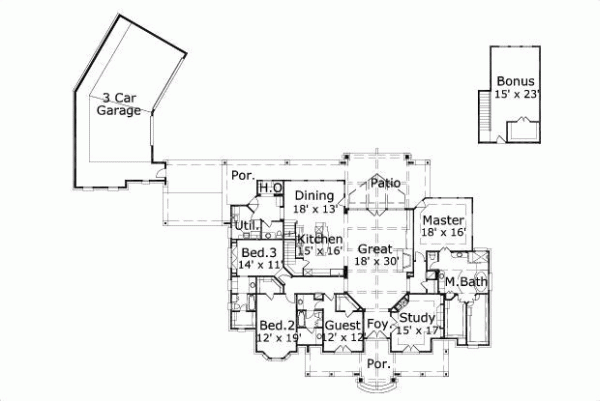 Main Floor Plan: 19-810