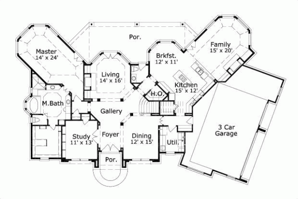 Main Floor Plan: 19-812