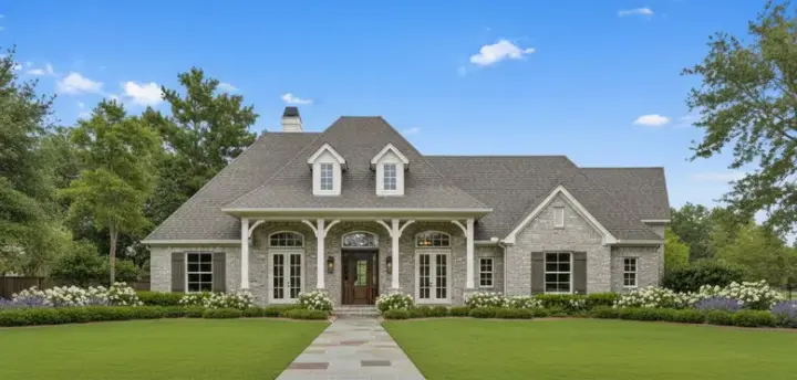 Country house plans 19-813 - front exterior, 3,217 sq ft, 4 bed, 3 bath house plans | Monster House Plans