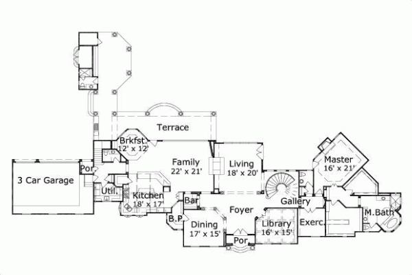 Main Floor Plan: 19-815