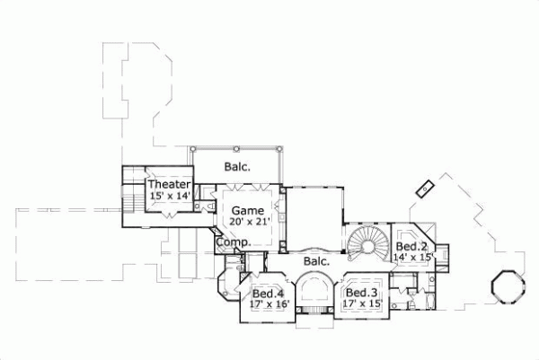 Upper/Second Floor Plan: 19-815