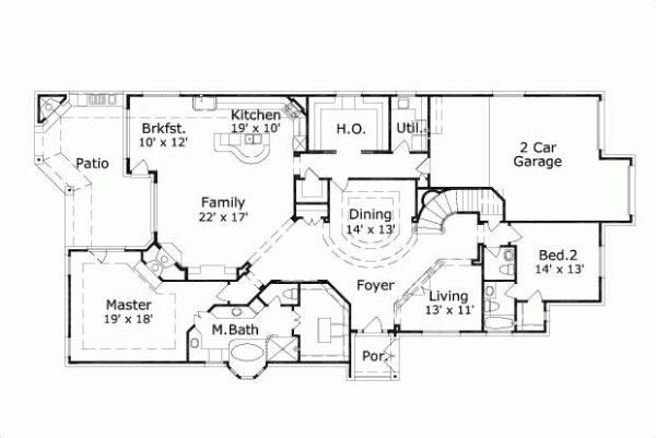 Main Floor Plan: 19-816