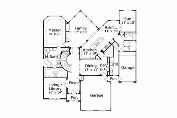 Main Floor Plan: 19-820