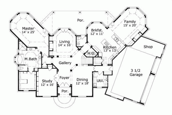 Main Floor Plan: 19-821