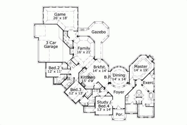 Main Floor Plan: 19-826