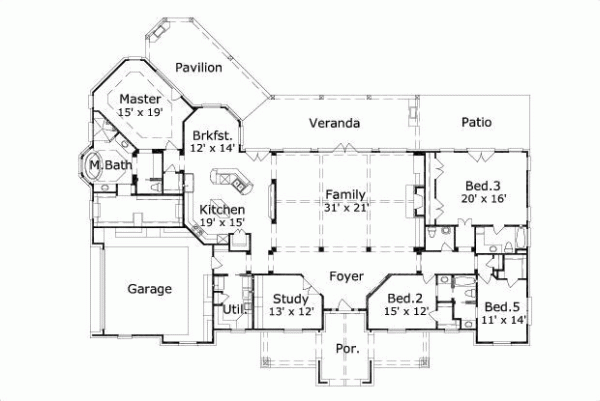 Main Floor Plan: 19-827