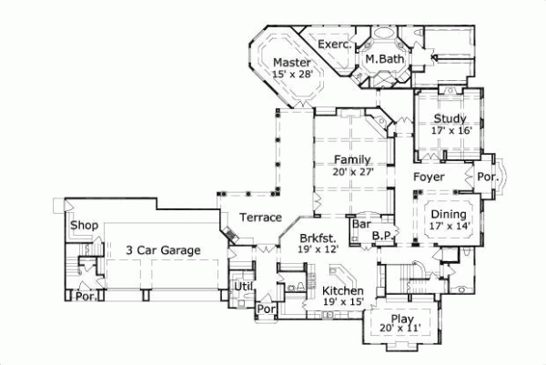 Main Floor Plan: 19-829