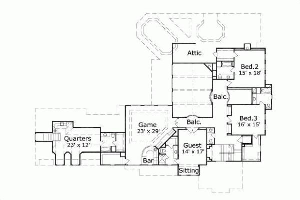 Upper/Second Floor Plan: 19-829