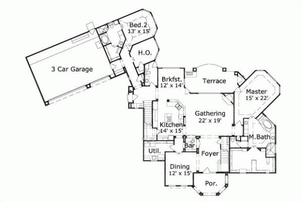 Main Floor Plan: 19-830