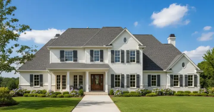 Traditional house plans 19-831 - front exterior, 4,877 sq ft, 4 bed, 3 bath house plans | Monster House Plans