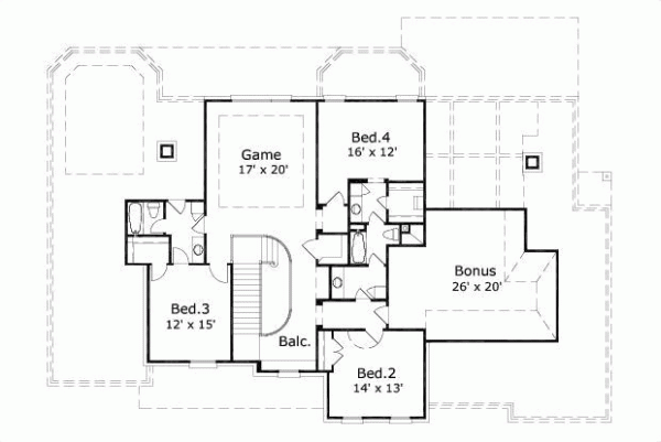 Upper/Second Floor Plan: 19-831