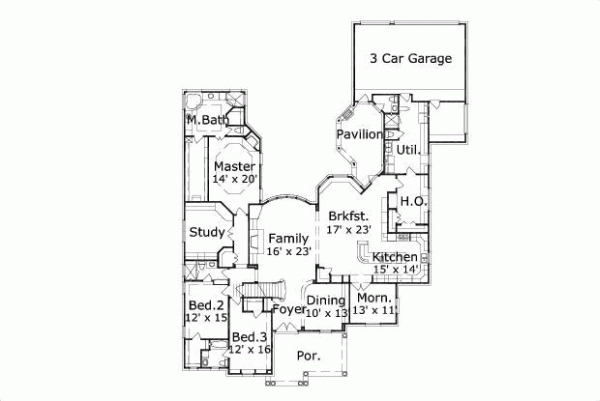 Main Floor Plan: 19-833