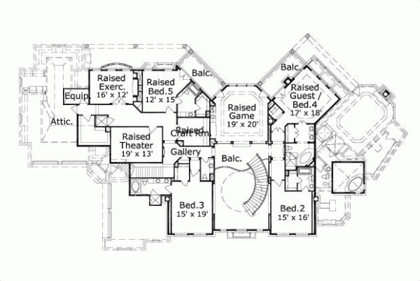Upper/Second Floor Plan: 19-835