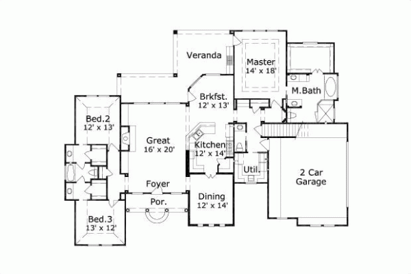 Main Floor Plan: 19-836