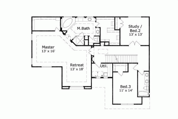 Upper/Second Floor Plan: 19-837