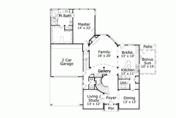 Main Floor Plan: 19-840