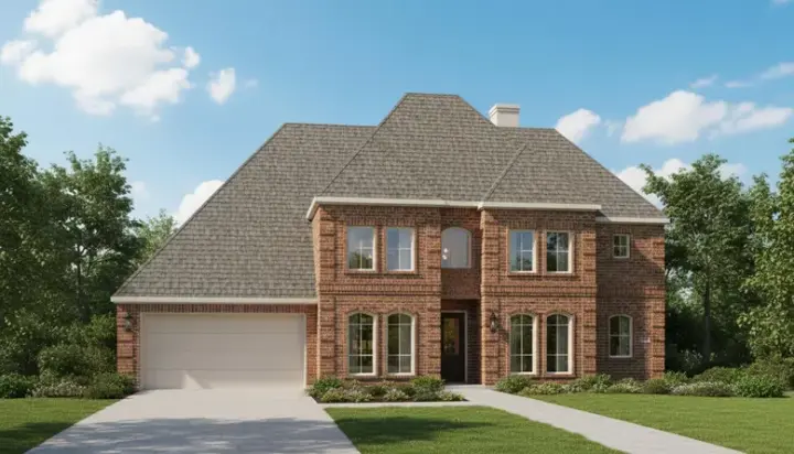 Traditional house plans 19-842 - front exterior, 4,036 sq ft, 4 bed, 3 bath house plans | Monster House Plans