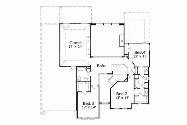 Upper/Second Floor Plan: 19-842