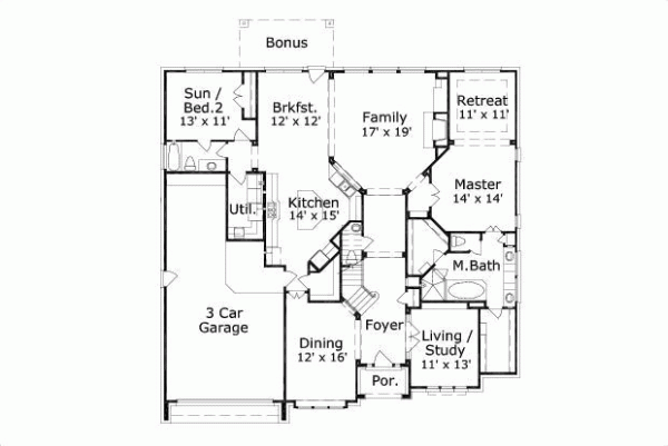 Main Floor Plan: 19-843