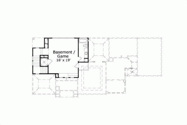 Upper/Second Floor Plan 19-845
