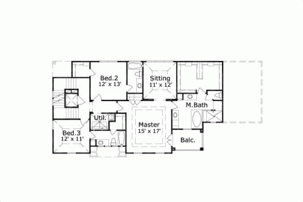 Upper/Second Floor Plan: 19-846