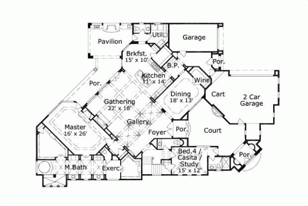 Main Floor Plan: 19-848