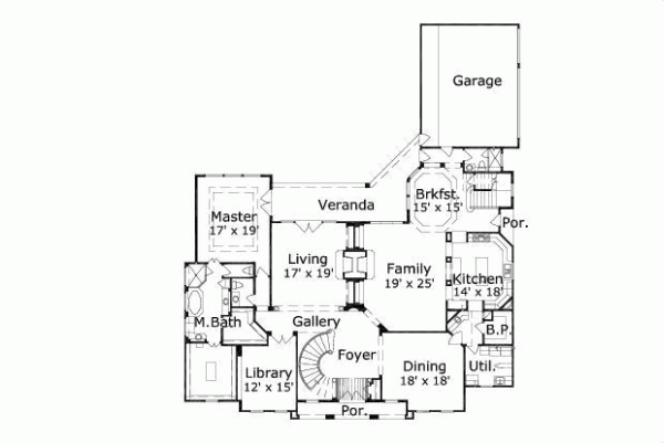 Main Floor Plan: 19-849