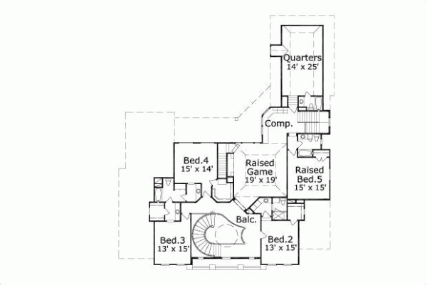 Upper/Second Floor Plan: 19-849