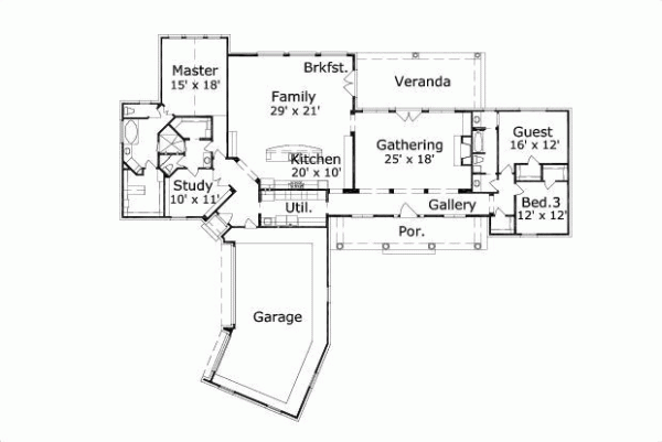 Main Floor Plan: 19-854