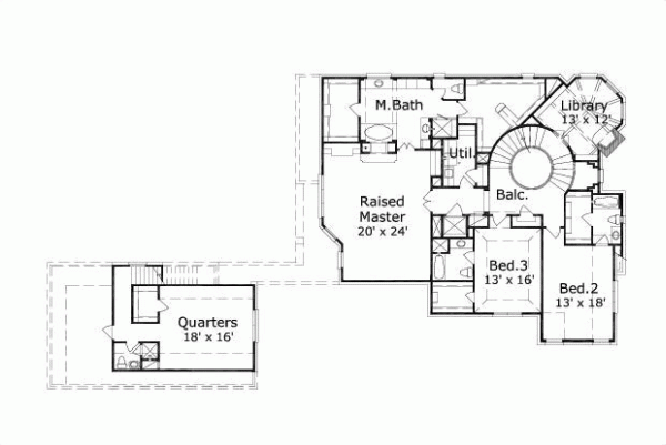 Upper/Second Floor Plan: 19-856