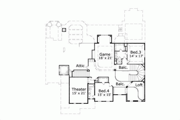 Upper/Second Floor Plan: 19-859