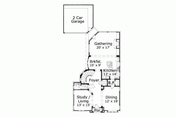Main Floor Plan: 19-860