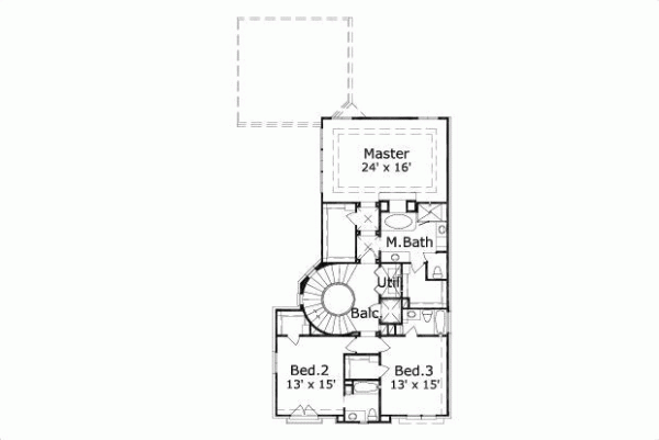 Upper/Second Floor Plan: 19-860