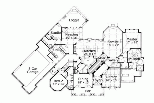 Main Floor Plan: 19-862