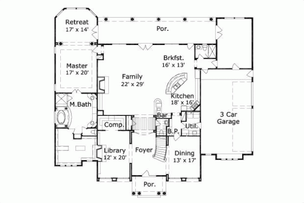 Main Floor Plan: 19-863