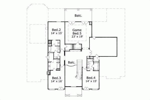 Upper/Second Floor Plan: 19-863