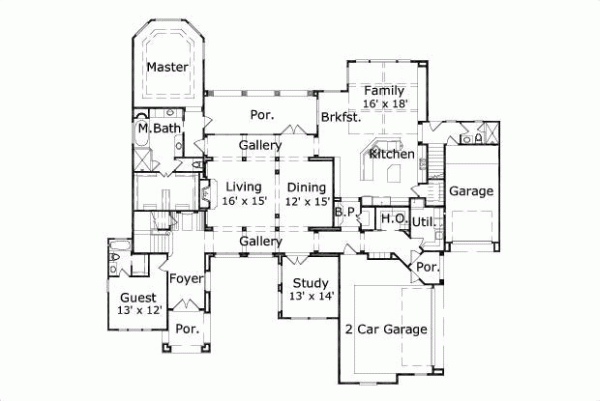 Main Floor Plan: 19-864