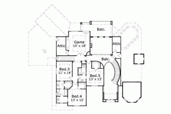 Upper/Second Floor Plan: 19-865