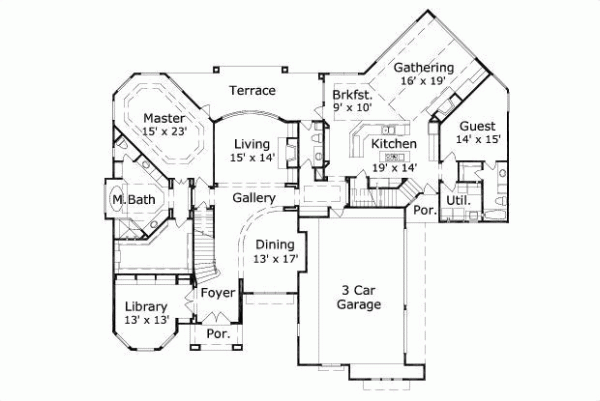 Main Floor Plan: 19-866